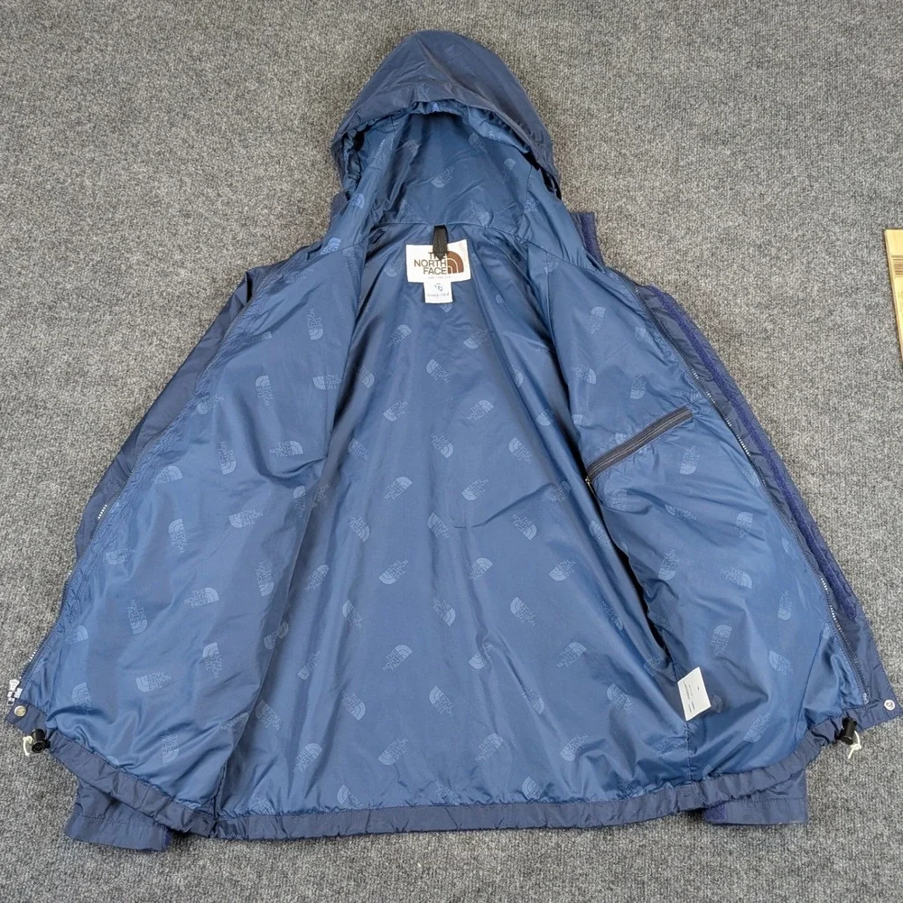 Vintage The North Face Gore-Tex Rain Jacket Mens Medium Blue Hooded Made in USA
